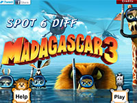 Игра Мадагаскар найди отличия Игра Мадагаскар найди отличия